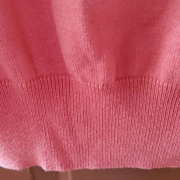 Peter Millar Pink V-Neck Sweater Vest Vintage Silk Cotton And Cashmere - Picture 7 of 8